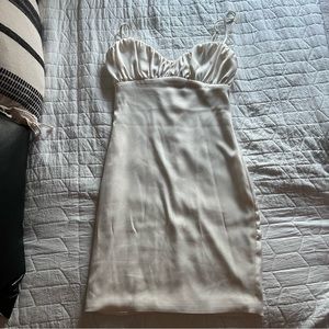 MESHKI white mini dress